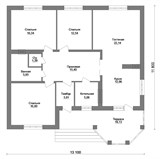 Проект дома B-260. Кирпичный дом Проект дома B-260. Кирпичный дом