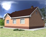 Проект дома B-260. Кирпичный дом Проект дома B-260. Кирпичный дом