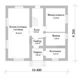 Проект дома B-259. Недорогой дом из пеноблока