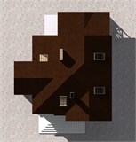 Проект дома E-051. Дом с цокольным этажом и мансардой