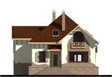 Проект дома E-051. Дом с цокольным этажом и мансардой