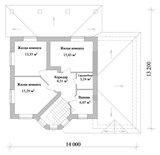 Проект дома C-236. Дом с эркером 2 этажа