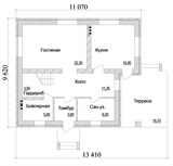 Проект дома C-235. Красивый кирпичный дом