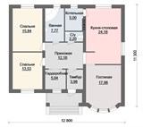 Проект дома B-250. Дом с круглым эркером Проект дома B-250. Дом с круглым эркером