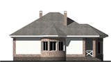 Проект дома B-245. Одноэтажный дом с 2 эркерами