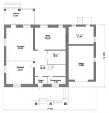 Проект дома F-069. Большой дом из газобетона