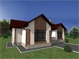 Проект дома B-239. Дом из керамических блоков