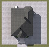 Проект дома C-230. Одноэтажный дом с подвалом и террасой