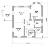 Проект дома C-227. Кирпичный дом до 200 м Проект дома C-227. Кирпичный дом до 200 м