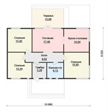 Проект дома B-227. Современный каркасный дом