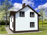 Проект дома B-230. Недорогой дом