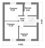 Проект дома B-230. Недорогой дом