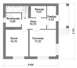 Проект дома B-225. Недорогой дом до 150 м2
