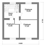 Проект дома B-225. Недорогой дом до 150 м2