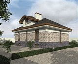 Проект дома D-097. Дом с 2 эркерами Проект дома D-097. Дом с 2 эркерами