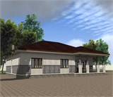 Проект дома C-219. Дом 1 этаж 200 кв Проект дома C-219. Дом 1 этаж 200 кв