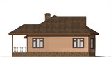 Проект дома C-216. Каркасный дом с гаражом