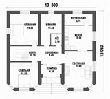Проект дома C-215. Дом из газосиликатных блоков 200 кв