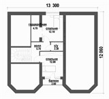 Проект дома C-215. Дом из газосиликатных блоков 200 кв