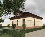 Проект дома C-215. Дом из газосиликатных блоков 200 кв