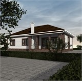 Проект дома B-208. Кирпичный дом 150 м