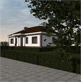 Проект дома B-208. Кирпичный дом 150 м