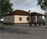 Проект дома C-210. Красивый загородный дом