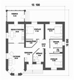 Проект дома C-210. Красивый загородный дом