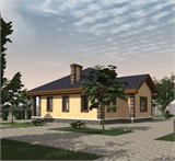 Проект дома B-195. Дом 14 на 13 м