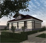 Проект дома B-188. Красивый дом из газобетона