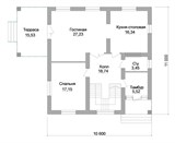 Проект дома C-202. Дом с 4 спальнями