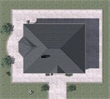 Проект дома B-185. Дом из пеноблоков с эркером