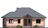 Проект дома B-185. Дом из пеноблоков с эркером