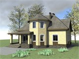 Проект дома C-133. Дом с эркером 200 м2