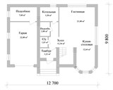 Проект дома B-092. Дом с гаражом
