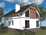 Проект дома B-037. Дом, размером 9 на 11 м