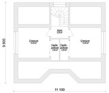Проект дома B-028. Красивый частный дом