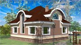 Проект дома B-028. Красивый частный дом