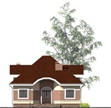 Проект дома B-028. Красивый частный дом