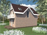 Проект дома A-003. Маленький дом до 100 м2