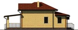 Проект хоз. постройки G-078. Баня с мансардой и террасой