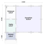 Проект хоз. постройки G-065. Беседка из дерева