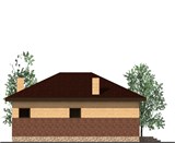 Проект хоз. постройки G-064. Кирпичная баня