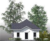 Проект хоз. постройки G-062. Одноэтажный гараж