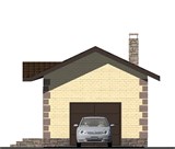 Проект хоз. постройки G-049. Гараж