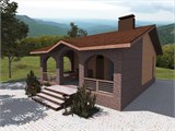 Проект хоз. постройки G-044. Баня 100 м2