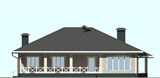 Проект дома F-016. Одноэтажный дом с подвалом