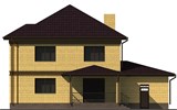 Проект дома D-142. Кирпичный дом с гаражом