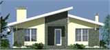 Проект дома B-305. Одноэтажный дом в современном стиле