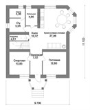 Проект дома C-171. Дом с мансардой до 200 м